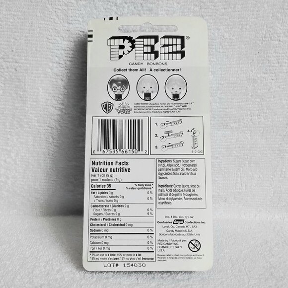 4/$50 Sealed Harry Potter Wizarding World Harry Potter Black PEZ Dispenser!! - Picture 2 of 2